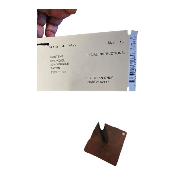 St. John Knit Top, Size S, Navy - Picture 8 of 14